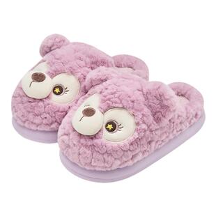 【润柔清仓特价】棉拖鞋女款冬季室内家居加绒包跟棉鞋毛拖鞋男士