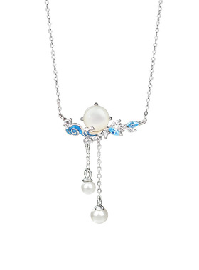 落日余晖锁骨链个性时尚