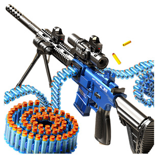 m416软弹枪儿童玩具男孩仿真电动连发狙击枪AK47冲锋机关枪黑科技