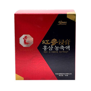 吉内实红参浸膏人参皂苷高丽红参精浓缩提取液长白山人参精华100g