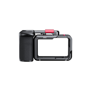 潮拍适用大疆action6/5pro/4/3街拍手柄超轻兔笼金属边框兔笼拍摄拓展防摔action5pro金属兔笼action4/3配件