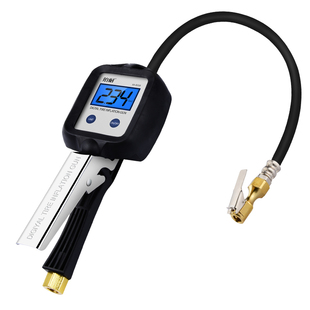 胎压表高精度汽车胎压计轮胎监测气压表带充气电子数显加气打气枪