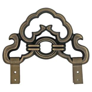 昊天斋中式仿古铜书画框铜牌匾挂钩配件装饰字画板托挂画墙画钩