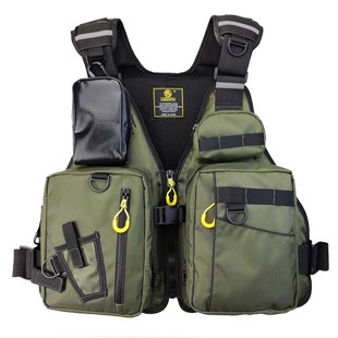 乐迪大浮力钓鱼救生衣专业船用矶钓马甲多功能路亚背心海钓服装备