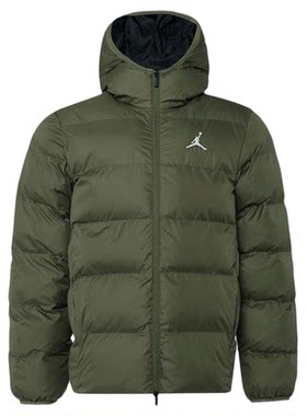 耐克Jordan男款连帽拉链棉服