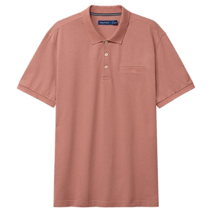 NAUTICA/诺帝卡男装夏季休闲商务时尚扁机领短袖Polo衫KO3205