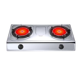 红日红外线煤气灶燃气灶双灶台式家用天然气液化气猛火灶具不锈钢