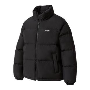 阿伦777 Nerdy韩国潮牌24FW经典刺绣300G白鸭绒羽绒服面包服男女