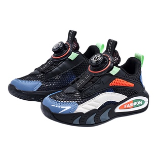 回力男童鞋夏季透气单网儿童纽扣运动鞋中大童夏天镂空网眼跑步鞋