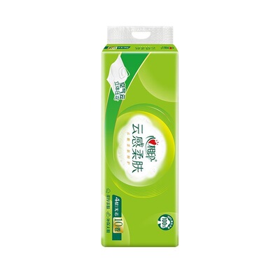 心相印卷纸云感柔肤70克10大卷家用卫生纸巾厕纸无芯卷纸大卷