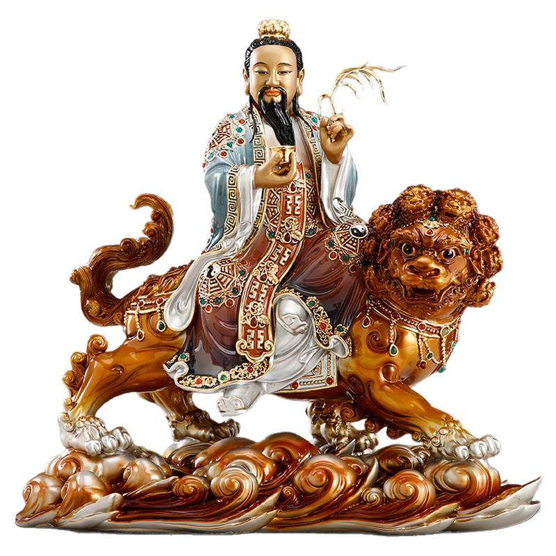 台湾太乙救苦天尊神像家用太乙真人东极青华大帝铜像居家供奉摆件_虎窝淘