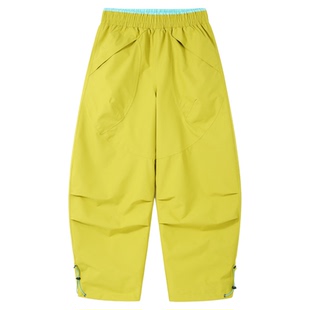 路宁好汉抓绒裤冲锋女款男软壳阔腿加绒滑雪防风防水户外雪乡雪裤