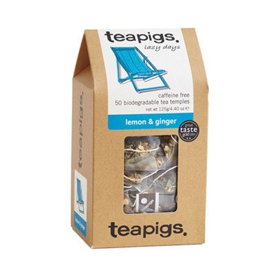 Teapigs茶猪猪柠檬姜茶甘草薄荷茉莉龙珠50个三角袋泡茶包进口
