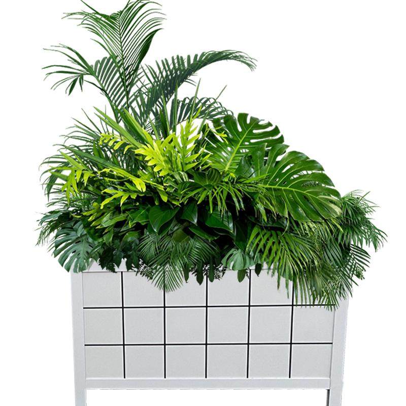 铝合金种植箱天台种菜户外庭院种花箱特大号种树盆瓷砖种植箱框架