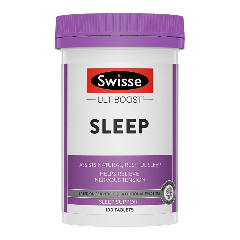 swisse睡眠片褪黑素安瓶助眠神器失眠退黑素软糖褪黑色素官方正品