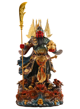 武财神关公神像店铺开业公司摆件