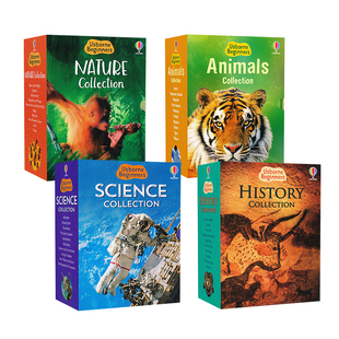 尤斯伯恩初学者系列 Usborne Beginners History/Nature 初探科学历史自然动物10册礼盒套装英文原版儿童英语启蒙绘本少儿科普读物