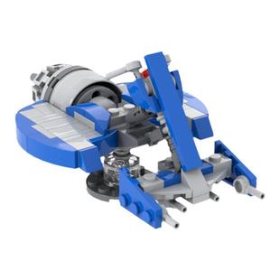 中国积木MOC星球大战飞行摩托巡逻快艇机械佣兵2拼装积木模型玩具