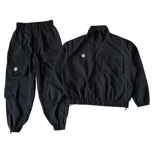 Glo Gang The Glory Full Zip  小logo休闲风衣外套长裤套装