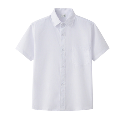 深圳男装短袖衬衫配套统一校服