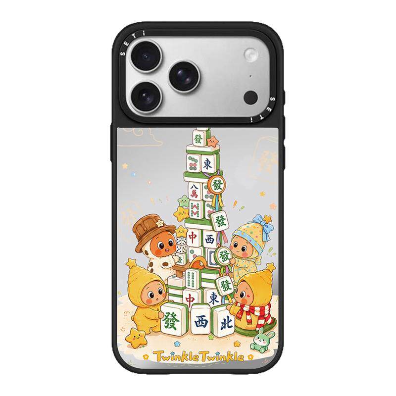 CASETiFIY联名麻将星星人17pro适用iPhone18promax苹果16plus手机壳15磁吸14可爱卡通防摔华强北13平替潮壳女