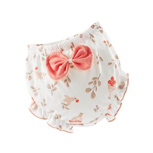 婴幼儿内裤女宝宝面包裤夏季薄款纯棉儿童三角训练裤全棉短裤女童