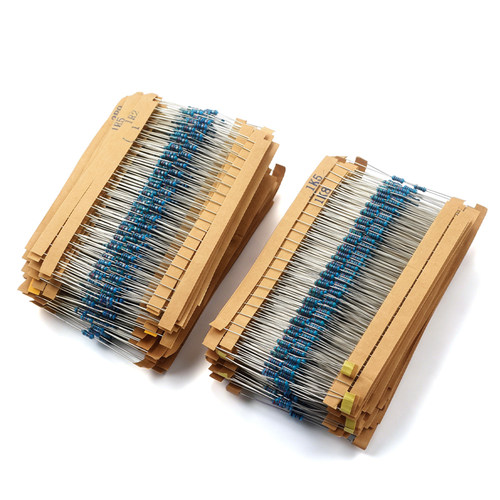 1/4W金属膜电阻器包碳膜41混装30/37/43种常用1%色环电子元件大全