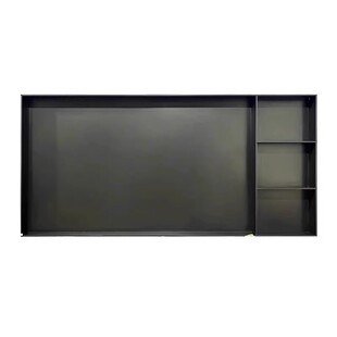 不锈钢电视壁龛嵌入式电视机背景墙金属柜边框定制85寸电视机壁龛