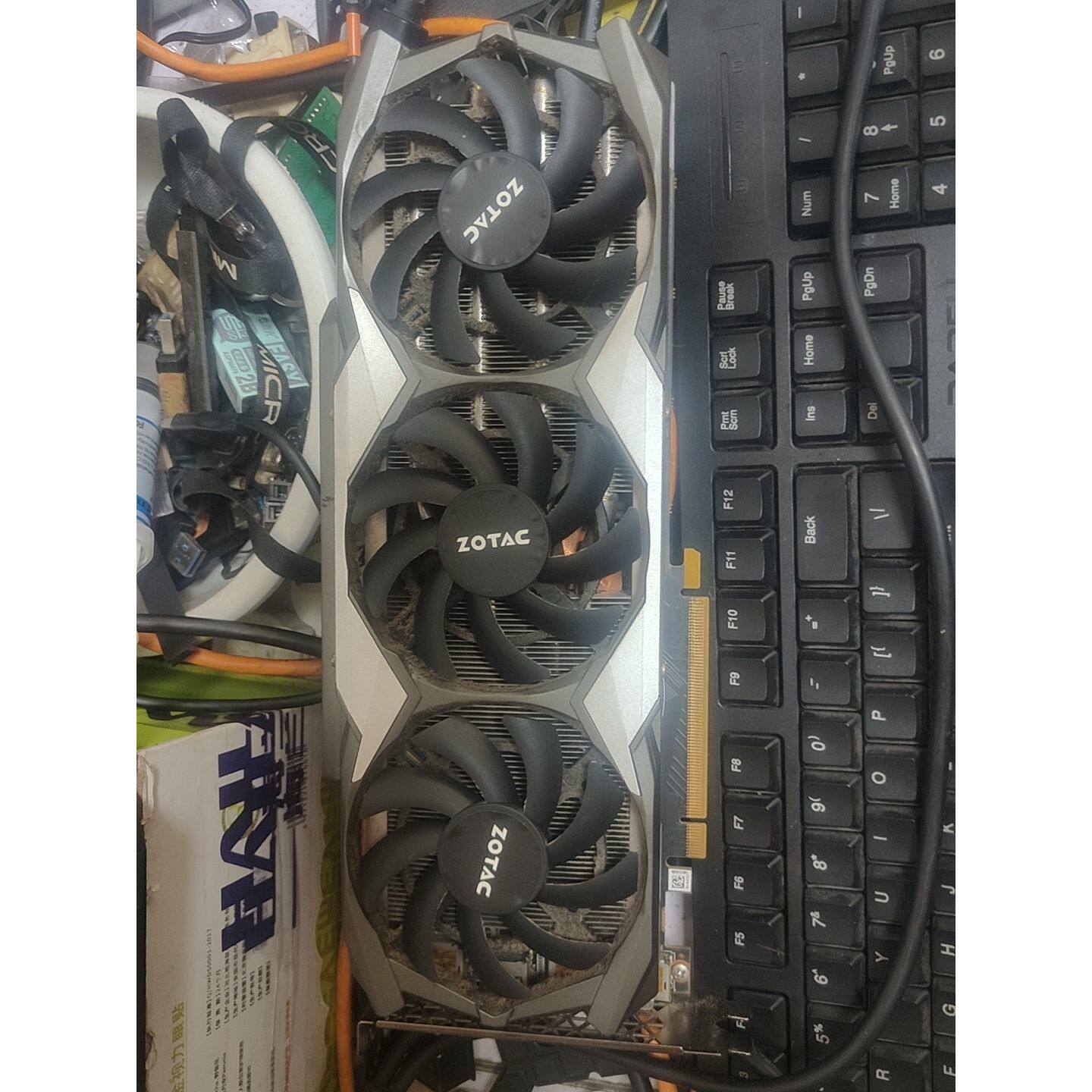 可维修议价  索泰ZOTACGTX1080Ti至尊PLUSOC11G显存三散热86pin供图片