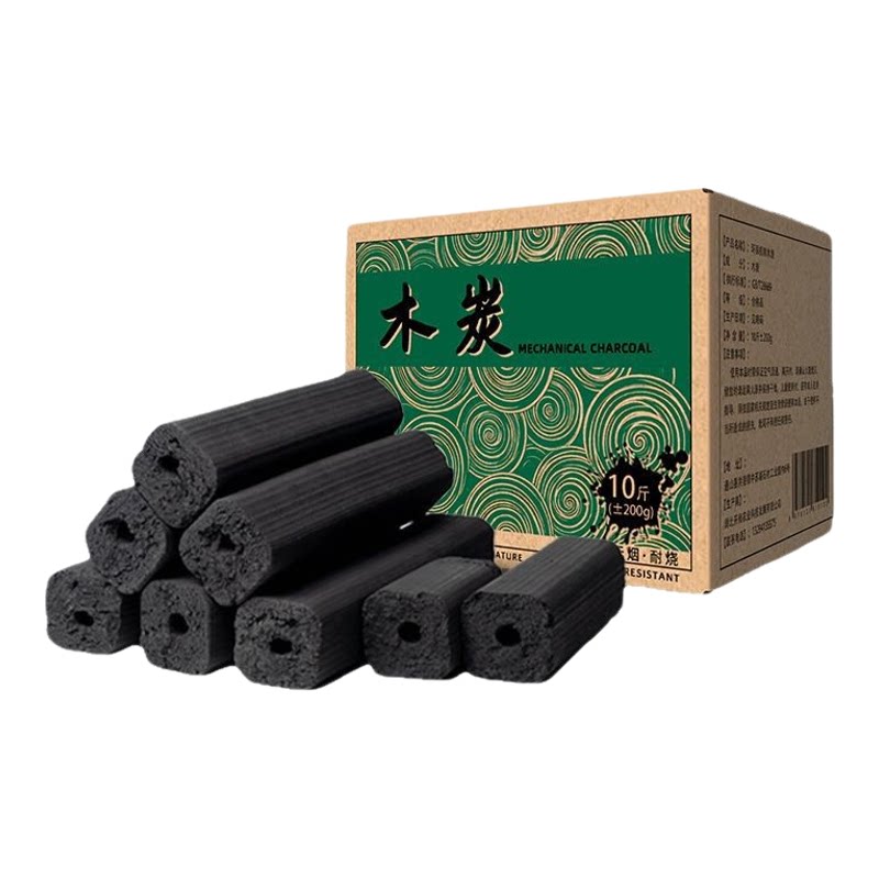 木炭烧烤碳无烟耐烧机制炭