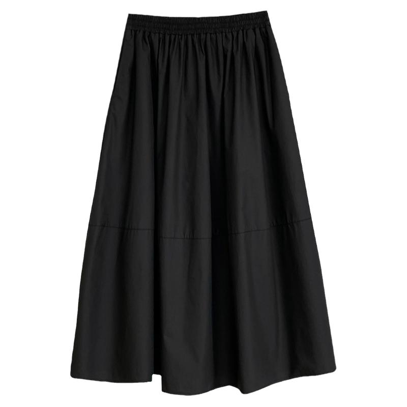 Outlets专柜正品 芷苁夕夏装新款中长款腰显瘦拼接休闲伞裙半身裙