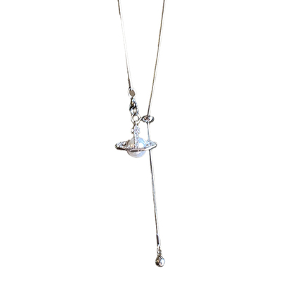 西太后土星珍珠吊坠项链女