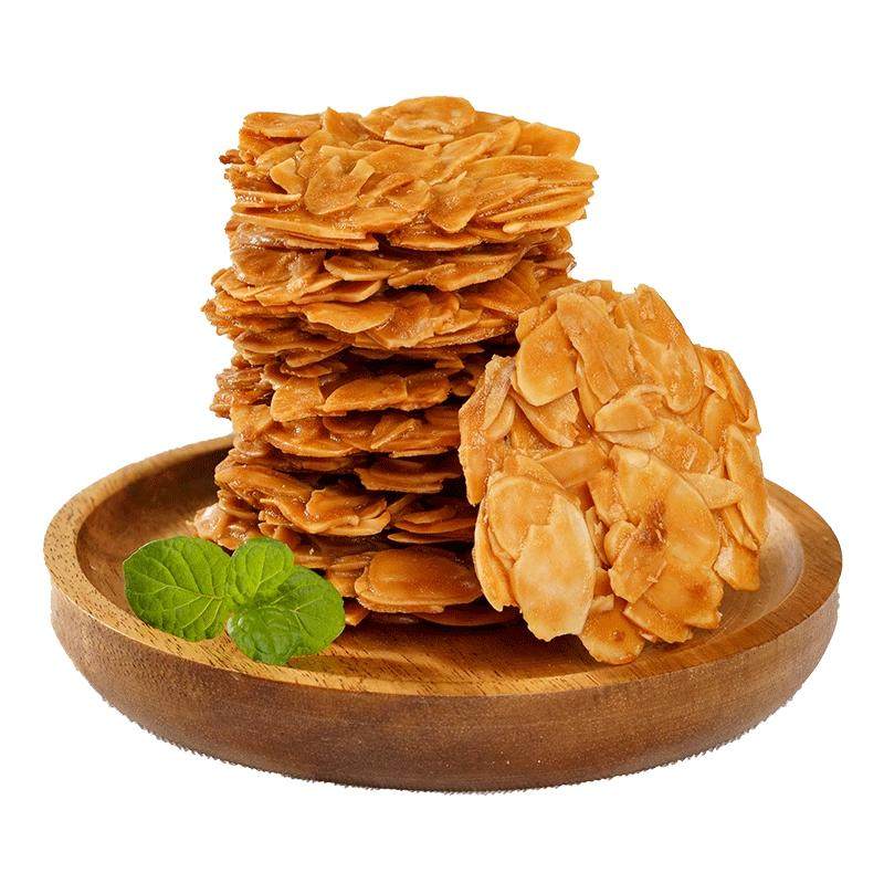 本宫饿了扁桃仁薄烧脆片坚果薄脆饼干瓦片酥办公室下午茶休闲零食