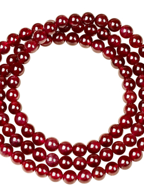 天然石榴石多圈手链女士生日礼物