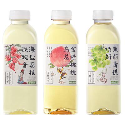 植物驾到500ml0糖0卡0脂果茶尝鲜