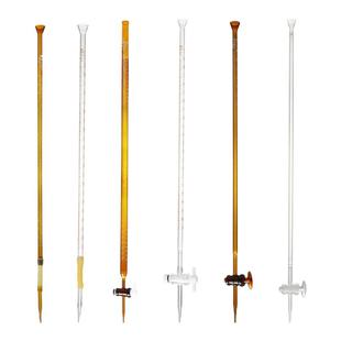 A级滴定管四氟乙烯酸碱两用玻璃酸式碱式滴定管10 50ml实验室耗材