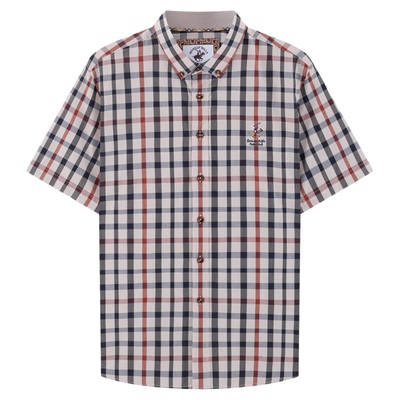 比华利保罗泡泡纱莱赛尔男衬衫