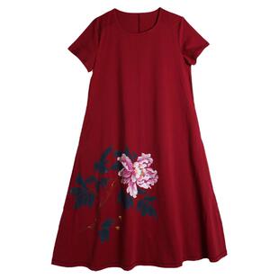 胖mm大码连衣裙女装夏装遮肚长款胖妹妹加肥加大裙子150斤