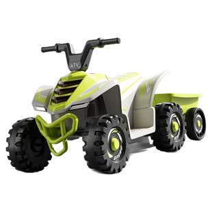 儿童电动车四轮沙滩车越野三轮摩托车遥控男女孩可坐人带斗玩具车