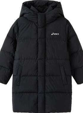 【香菇来了】ASICS/亚瑟士童装25年冬季儿童中长款羽绒服蓬松有型