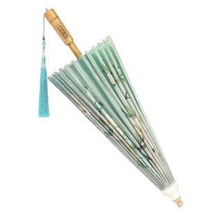 毕六福油纸伞晴雨两用国风非遗手工防水满穿伞老式古风雨伞可定制