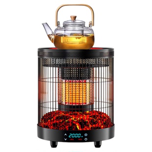 CAMEL/骆驼牌新款取暖器炉仿真火焰智能语音围炉省电节能家用煮茶