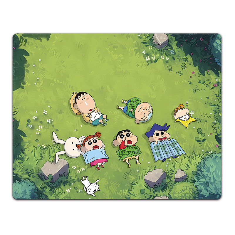 可爱小新鼠标垫子小号女生桌垫