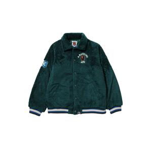 拼色毛绒加厚运动夹克外套BAPE