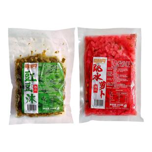四川泡萝卜酸豇豆跳水萝卜丁酸豆角重庆烧烤苕皮专用豆干配料泡菜