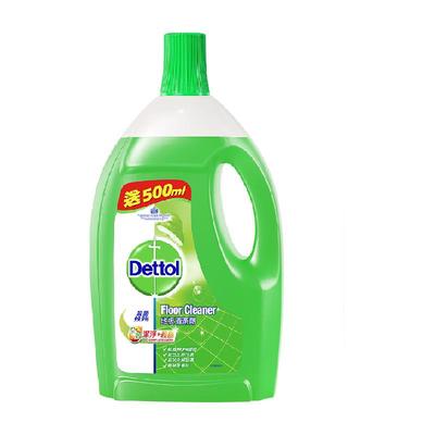 Dettol/滴露地板清洁除菌液青苹净爽洗地机可用7天抑菌