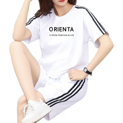 短袖短裤休闲运动服女2025年夏季