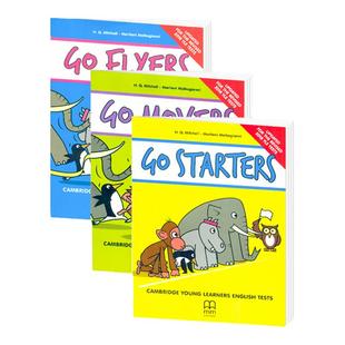 剑桥少儿英语Go Starters/Movers/Flyers123级 YLE考试教材 CAMBRIDGE测试真题集备考用书