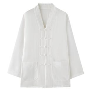 武当道袍三清领道士服男女太极服对襟短袍道衣三清领禅衣居士服装