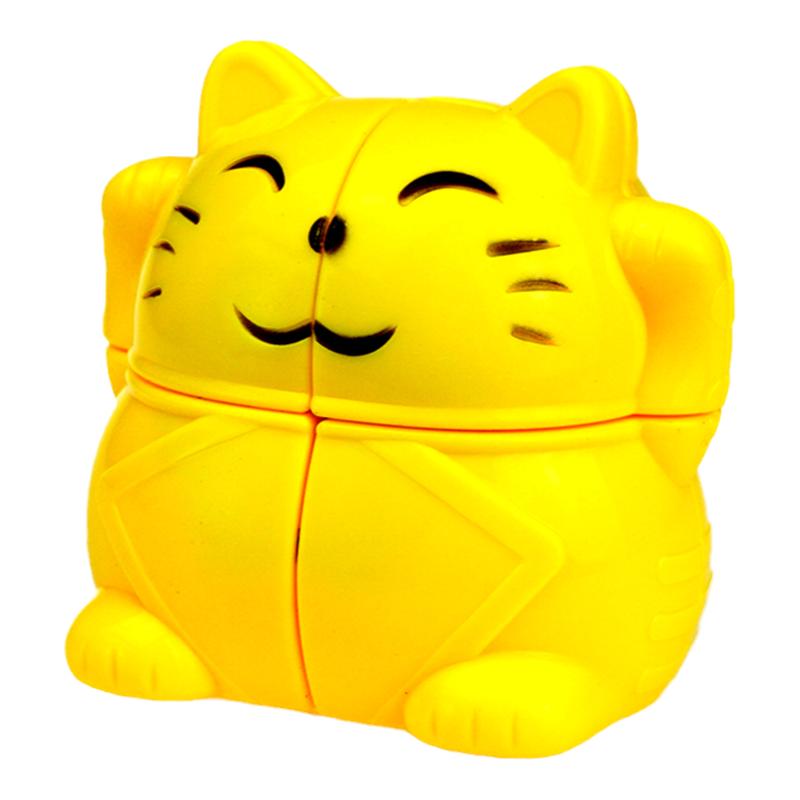 变体系列魔方招财猫苹果水果三阶异形大象房子星星